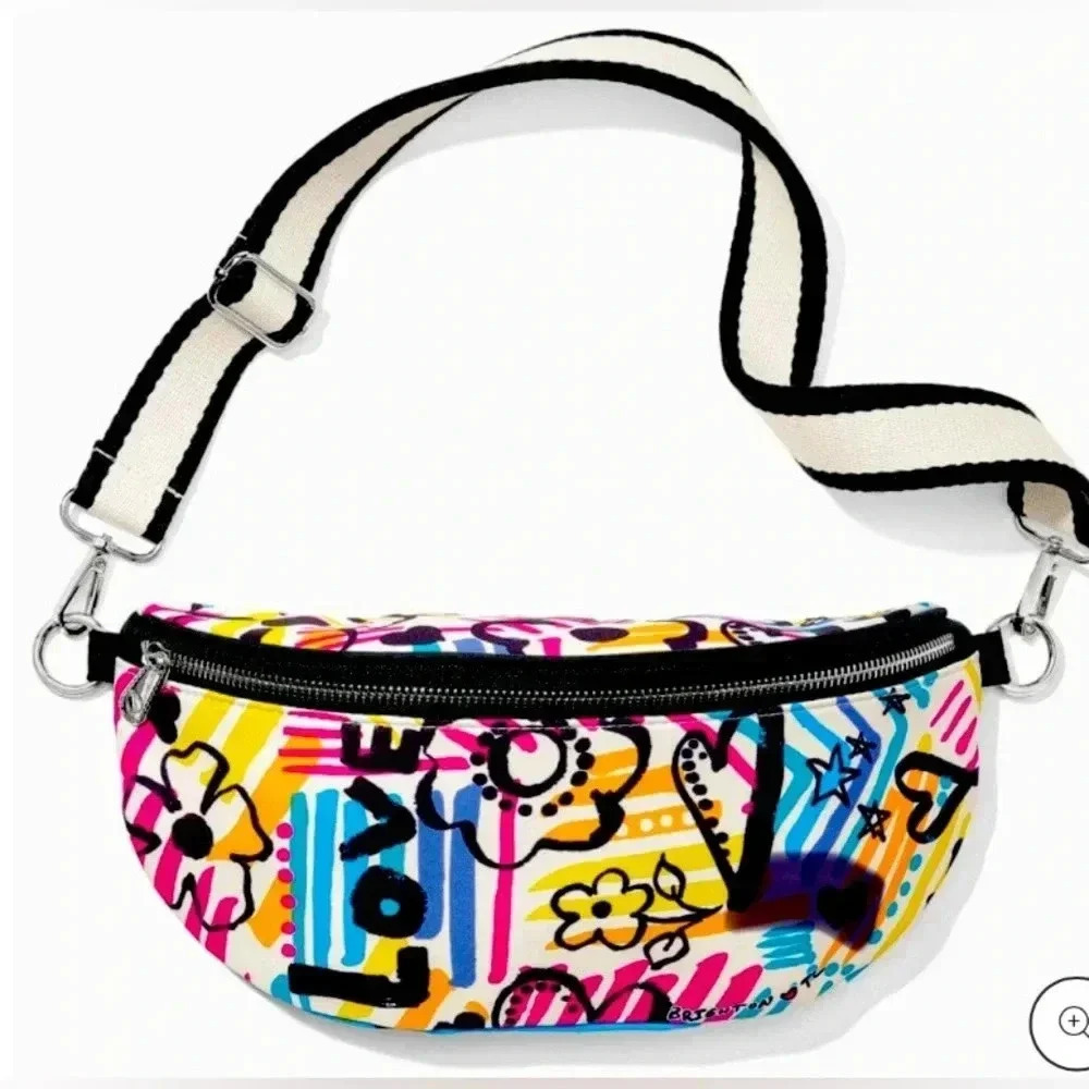 Brighton | Tom Clancy, Graffiti Love Crossbody Belt Bag.